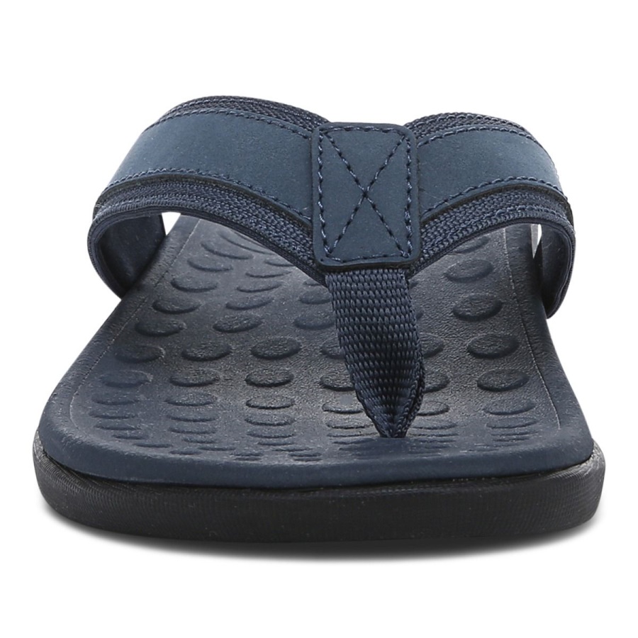 Men\s Tide Toe Post Sandal Vionic Navy