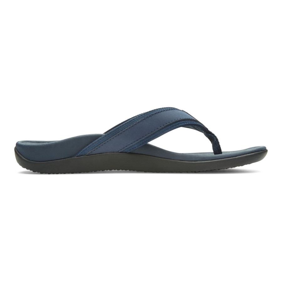 Men\s Tide Toe Post Sandal Vionic Navy