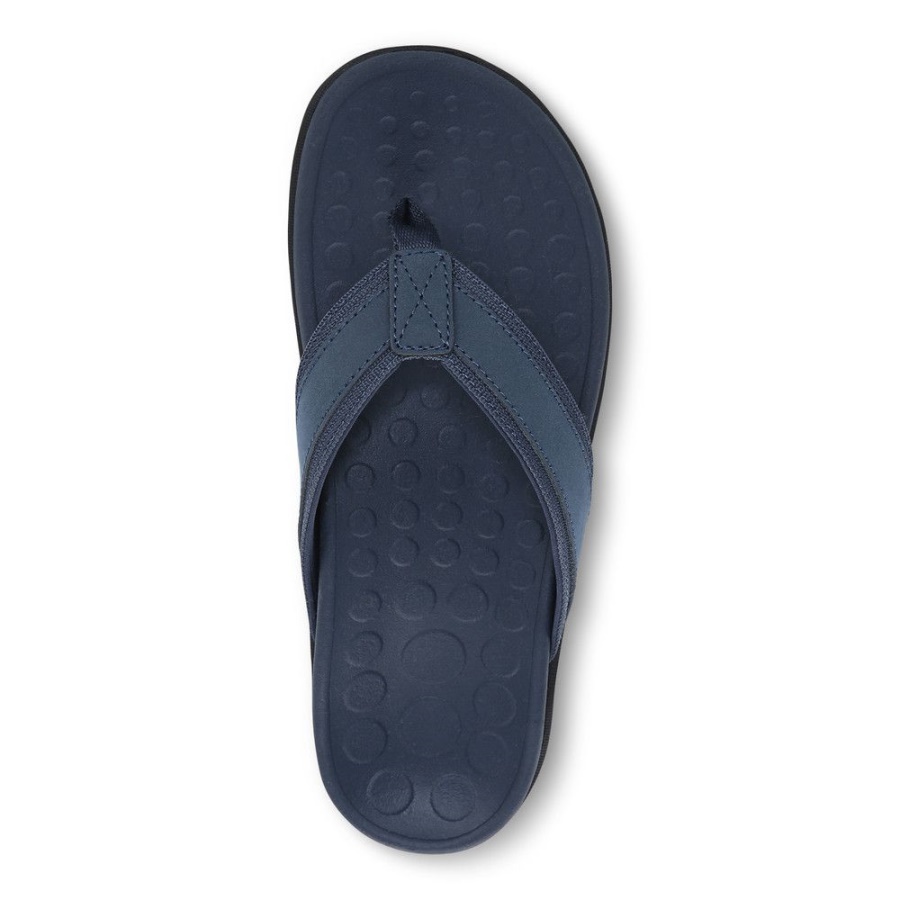 Men\s Tide Toe Post Sandal Vionic Navy