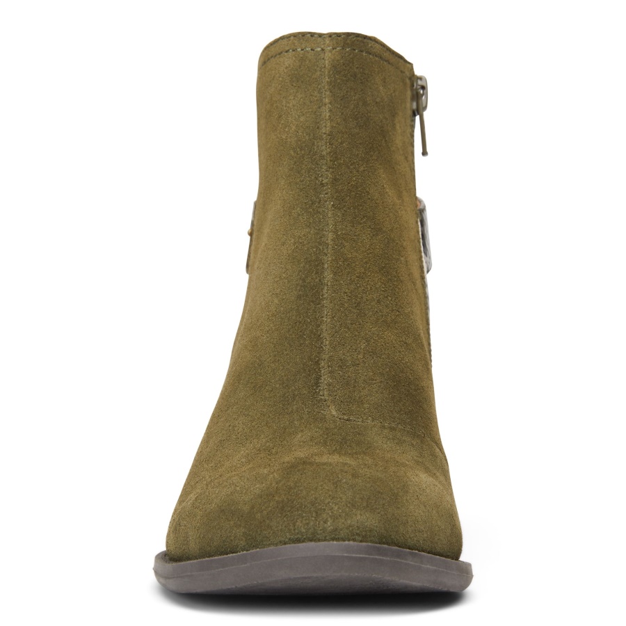 Naomi Ankle Boot Olive Vionic