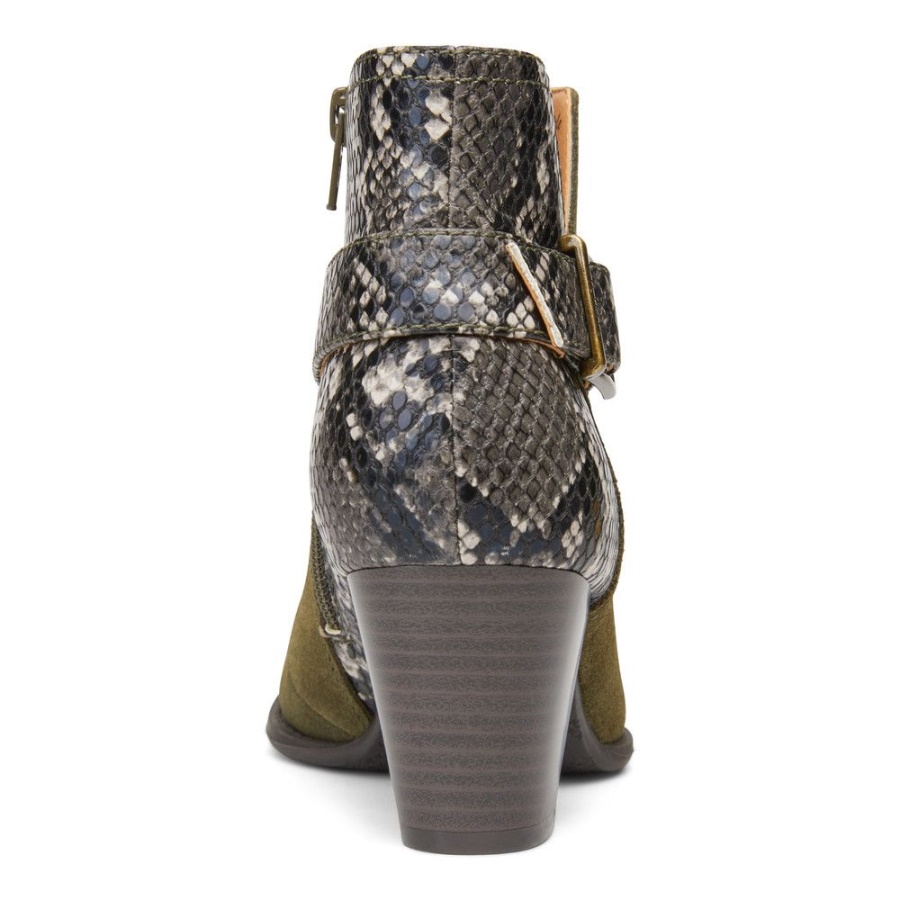 Naomi Ankle Boot Olive Vionic