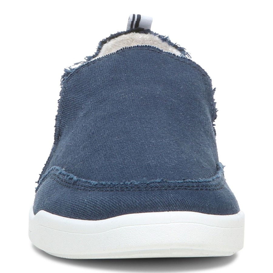 Navy Canvas Beach Malibu Slip on Sneaker Canvas Vionic