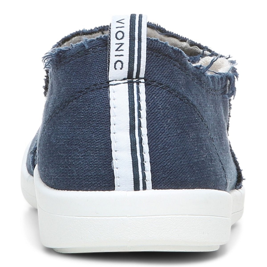 Navy Canvas Beach Malibu Slip on Sneaker Canvas Vionic