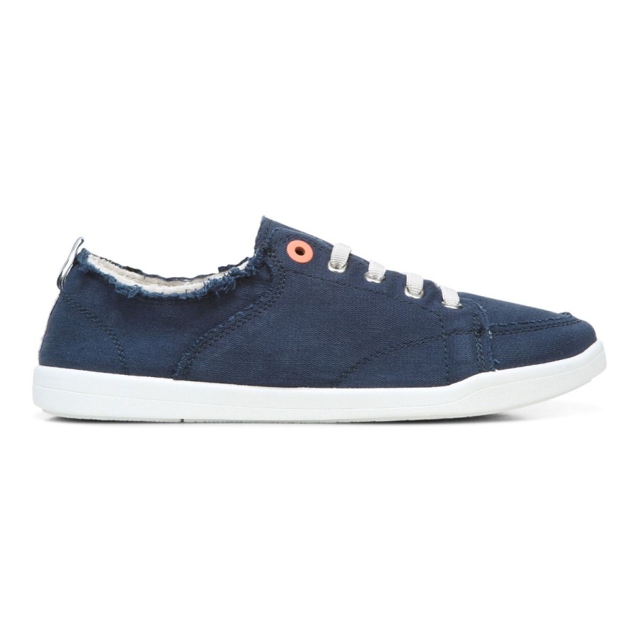 Navy Canvas Beach Pismo Casual Sneaker Canvas Vionic