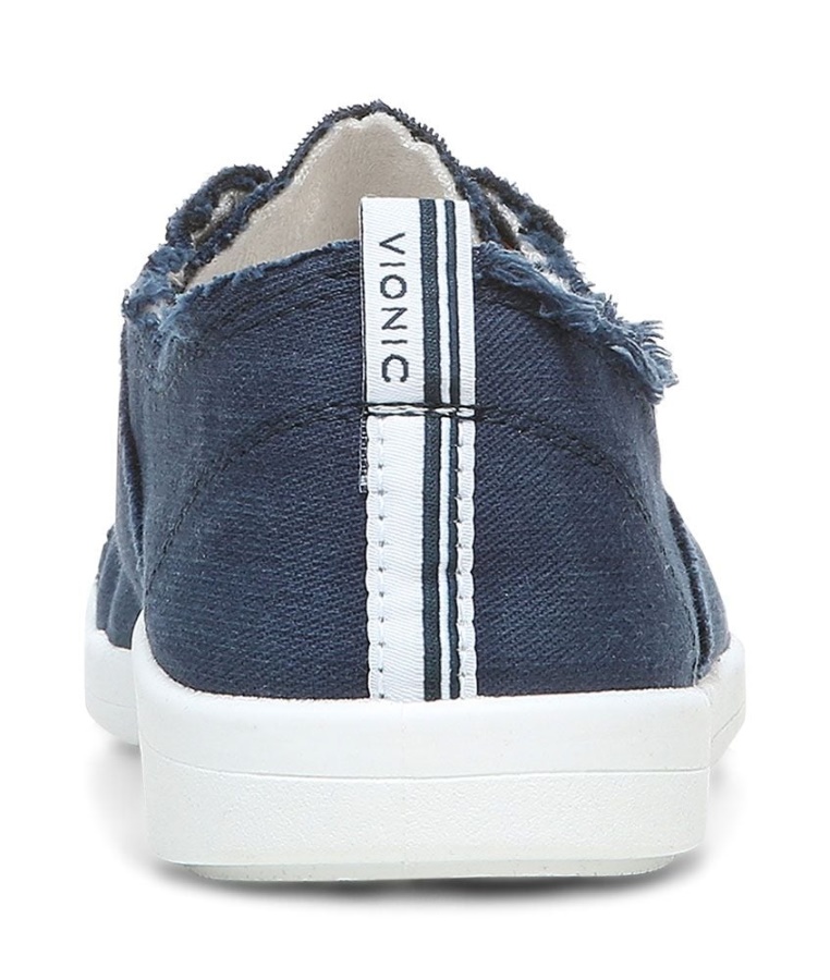Navy Canvas Beach Pismo Casual Sneaker Canvas Vionic