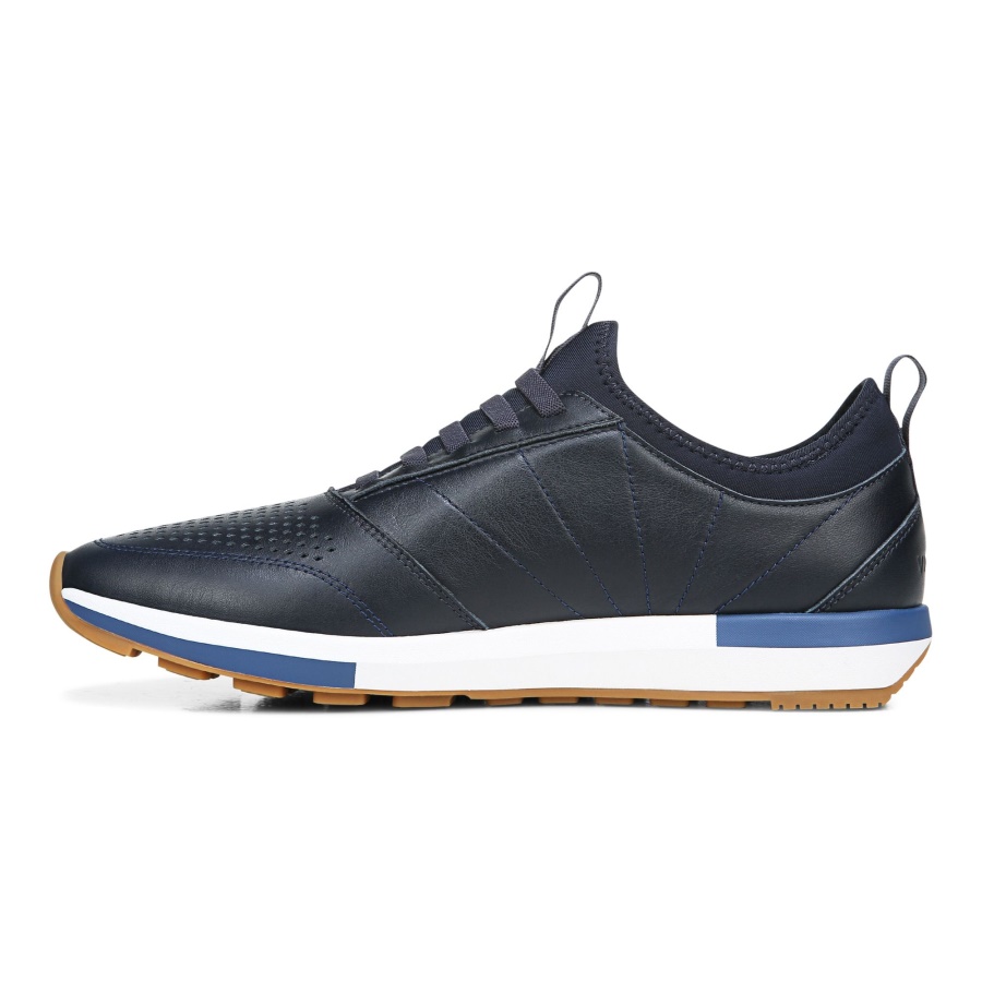 Navy Leather Trent Sneaker Vionic