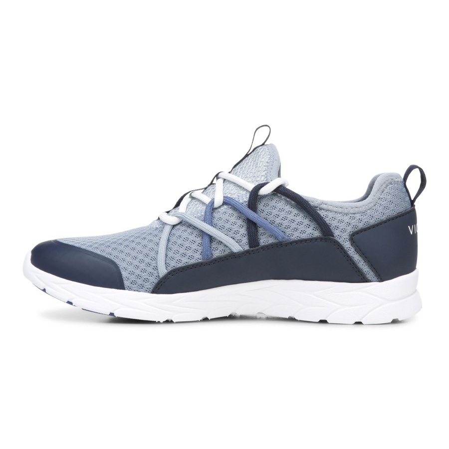 Navy Zeliya Lace Up Trainer Vionic