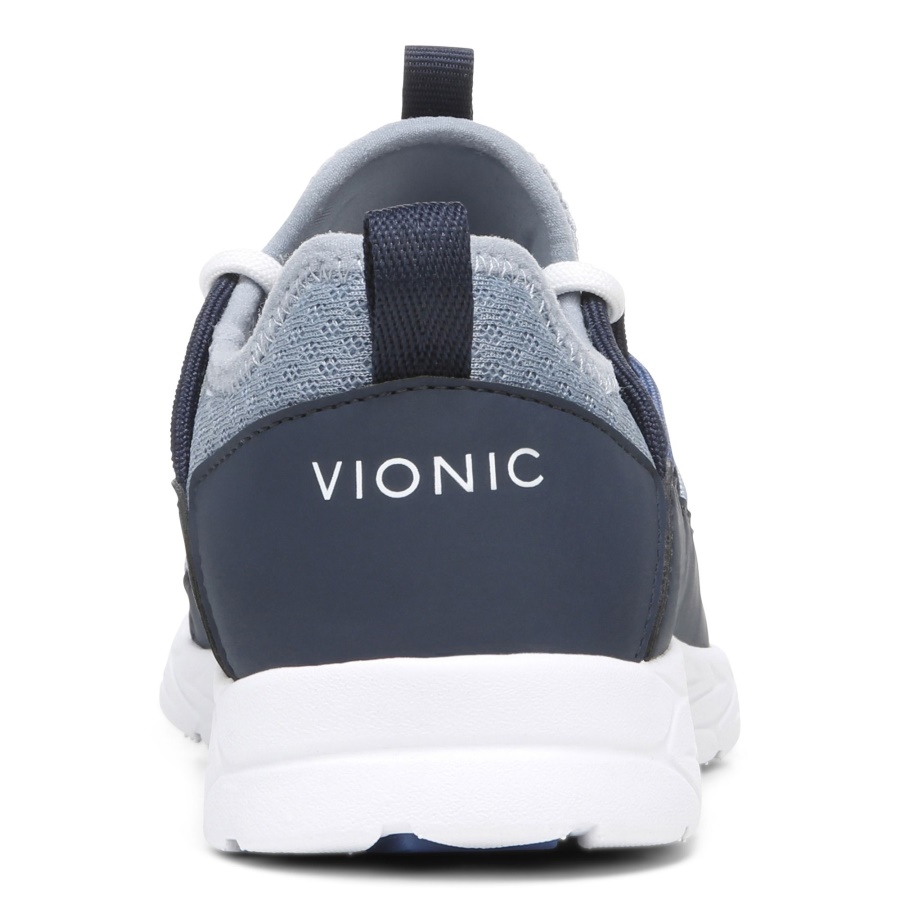 Navy Zeliya Lace Up Trainer Vionic