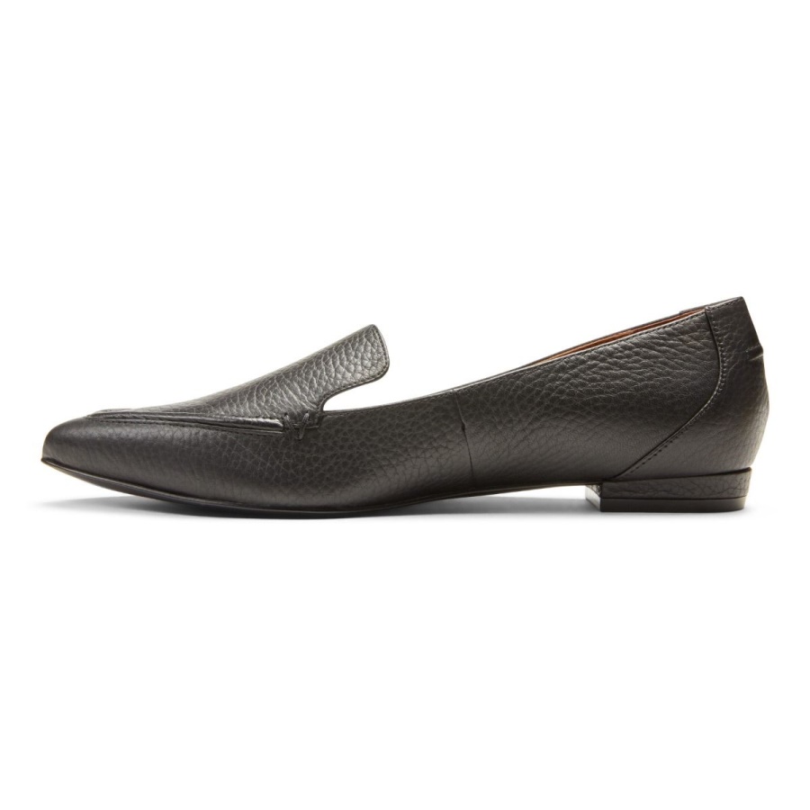 Noah Flat Black Leather Vionic