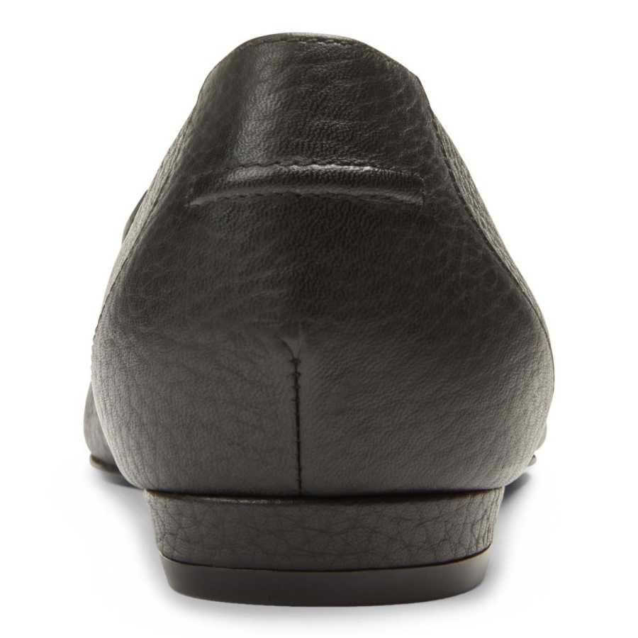 Noah Flat Black Leather Vionic