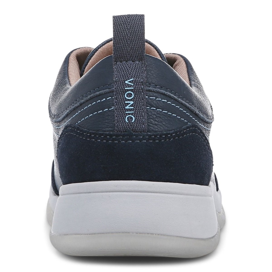 Nyla Sneaker Vionic Navy Leather