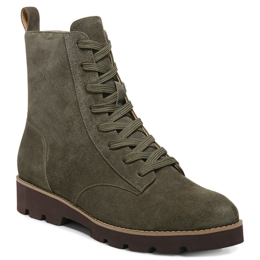 Olive Suede Lani Lace-up Boot Vionic