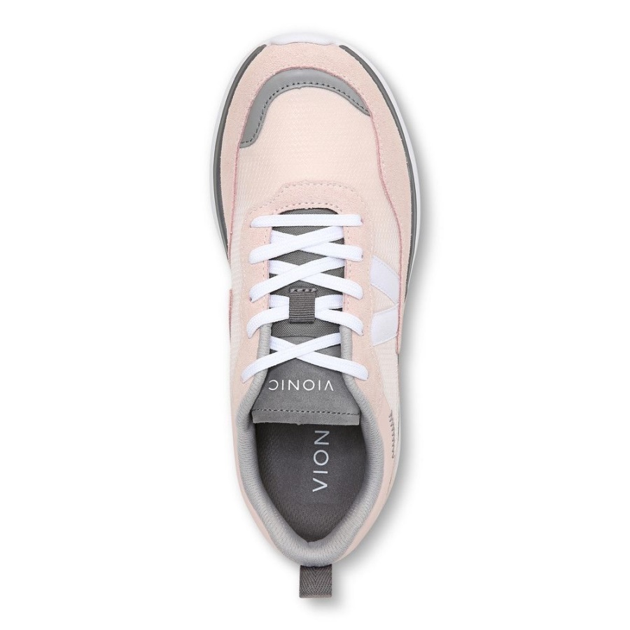 Pale Blush Nubuck Ayse Trainer Vionic