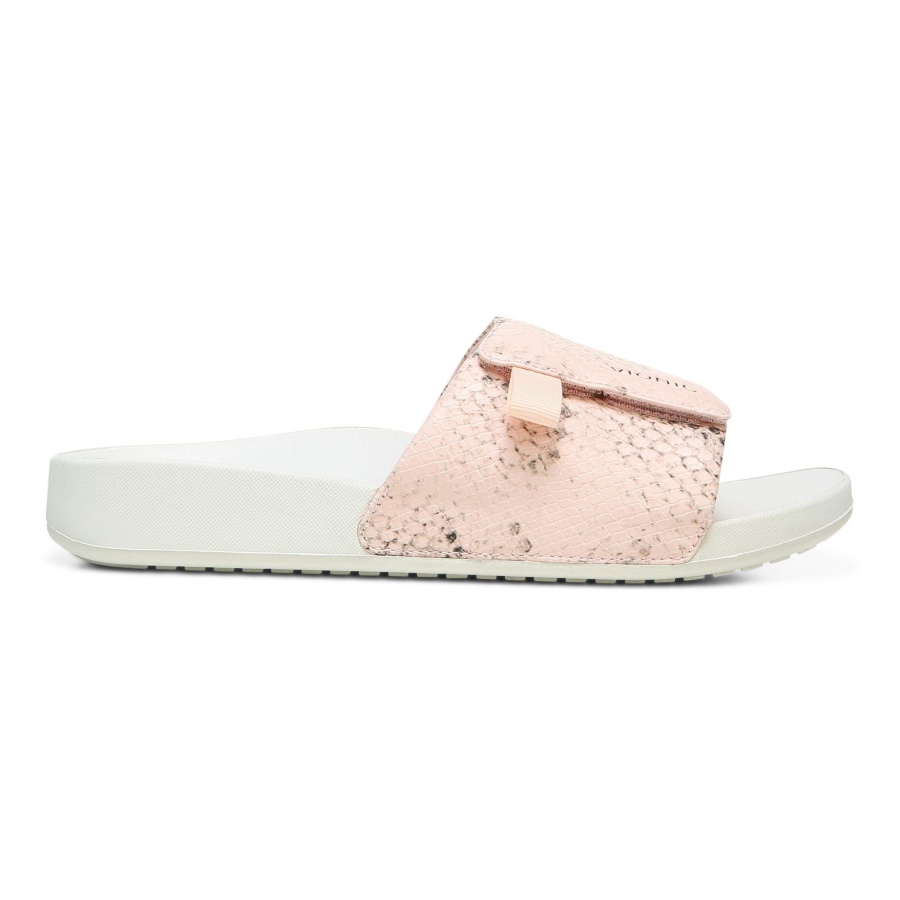 Pale Blush Vionic Keira Slide Sandal