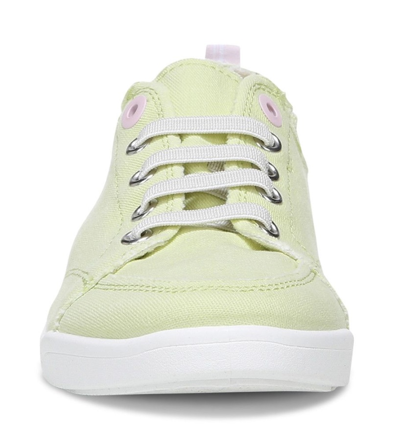 Pale Lime Canvas Vionic Pismo Casual Trainer