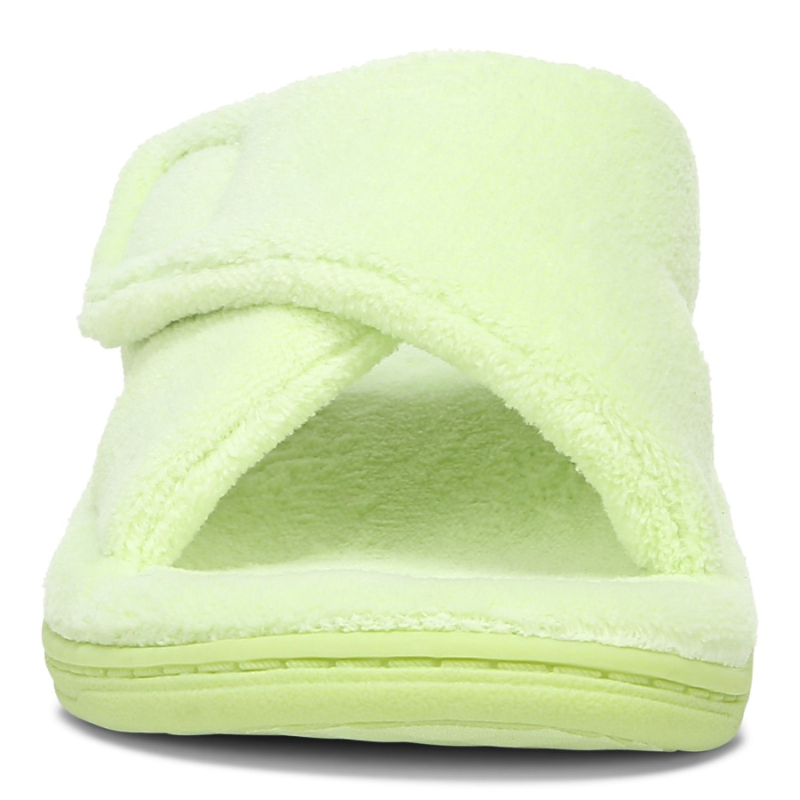 Pale Lime Relax Slippers Vionic