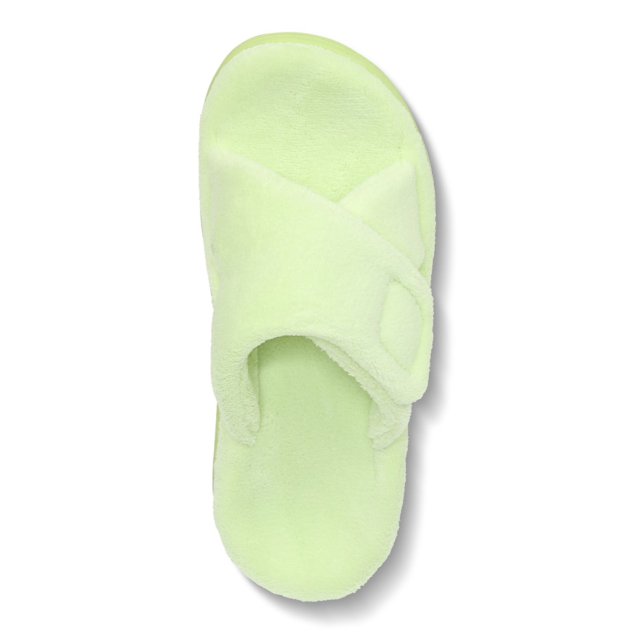 Pale Lime Relax Slippers Vionic