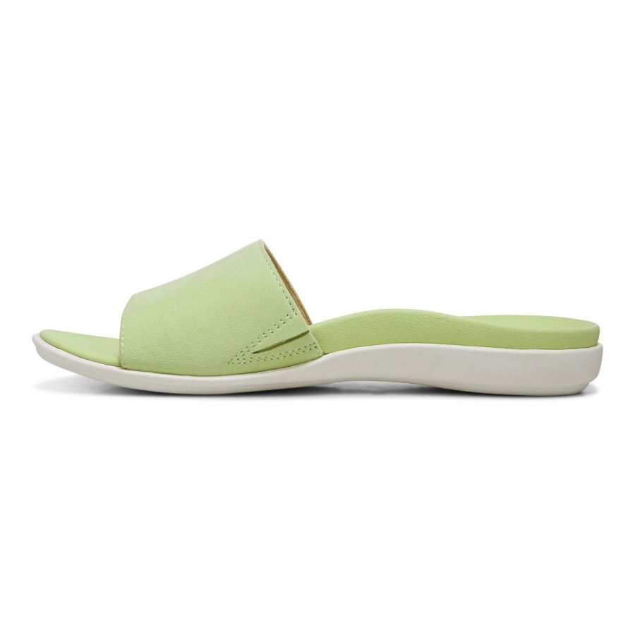 Pale Lime Val Slide Sandal Vionic