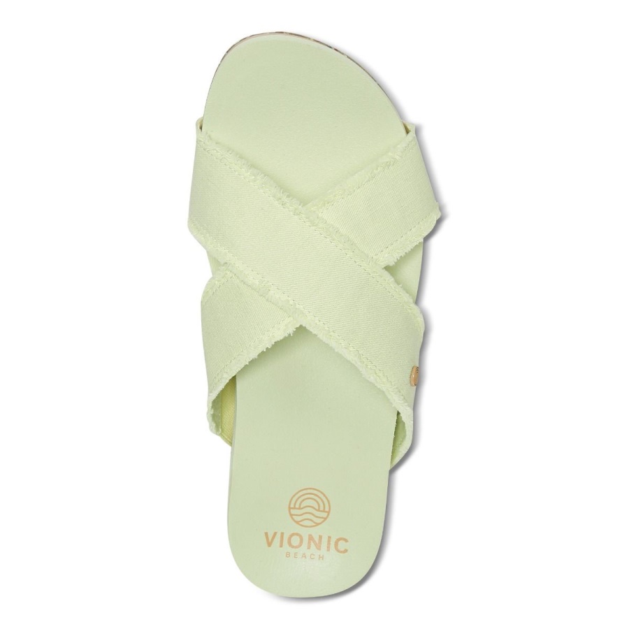 Pale Lime Vionic Beach Panama Sandal