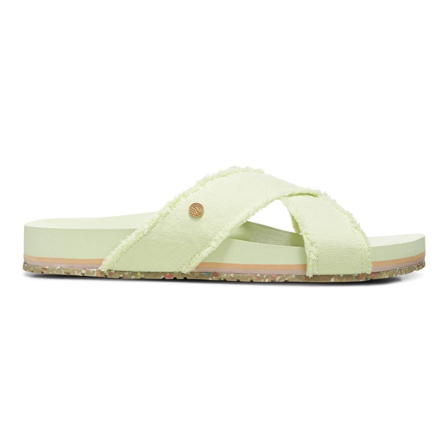 Pale Lime Vionic Beach Panama Sandal