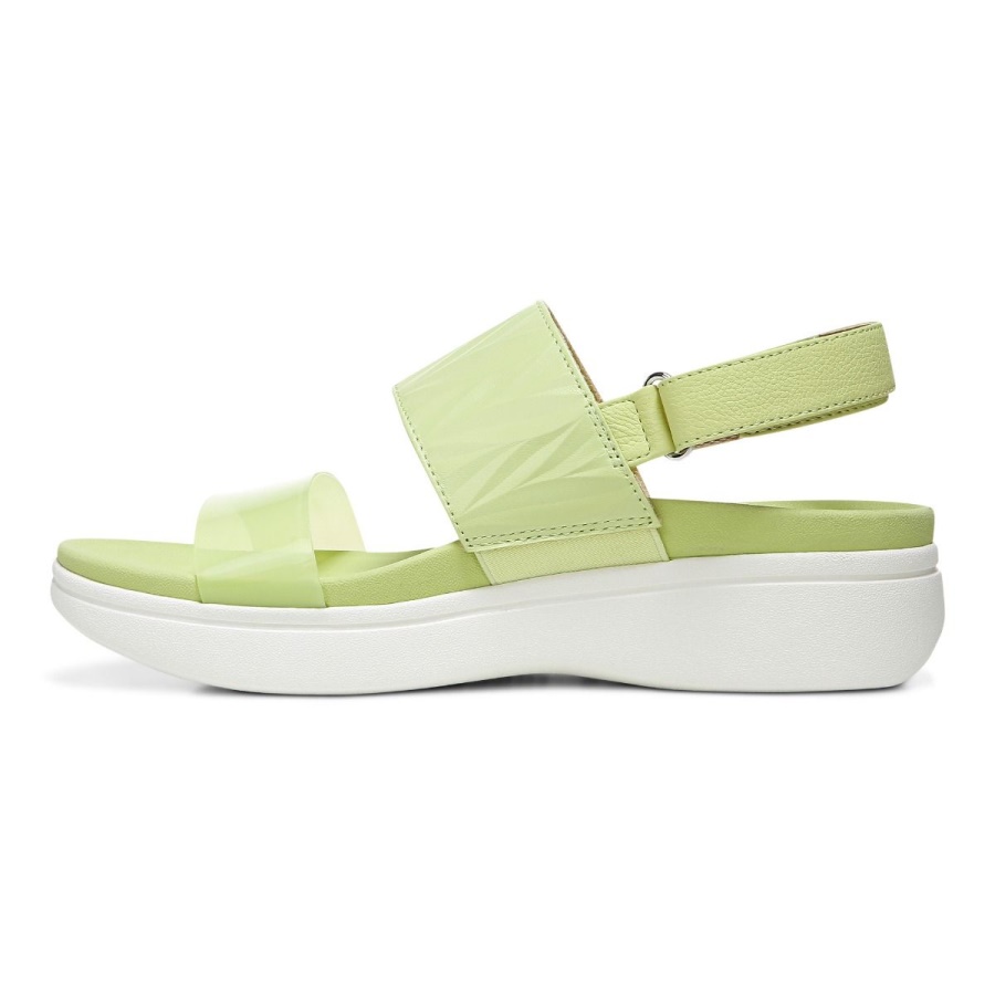 Pale Lime Vionic Karleen Platform Sandal