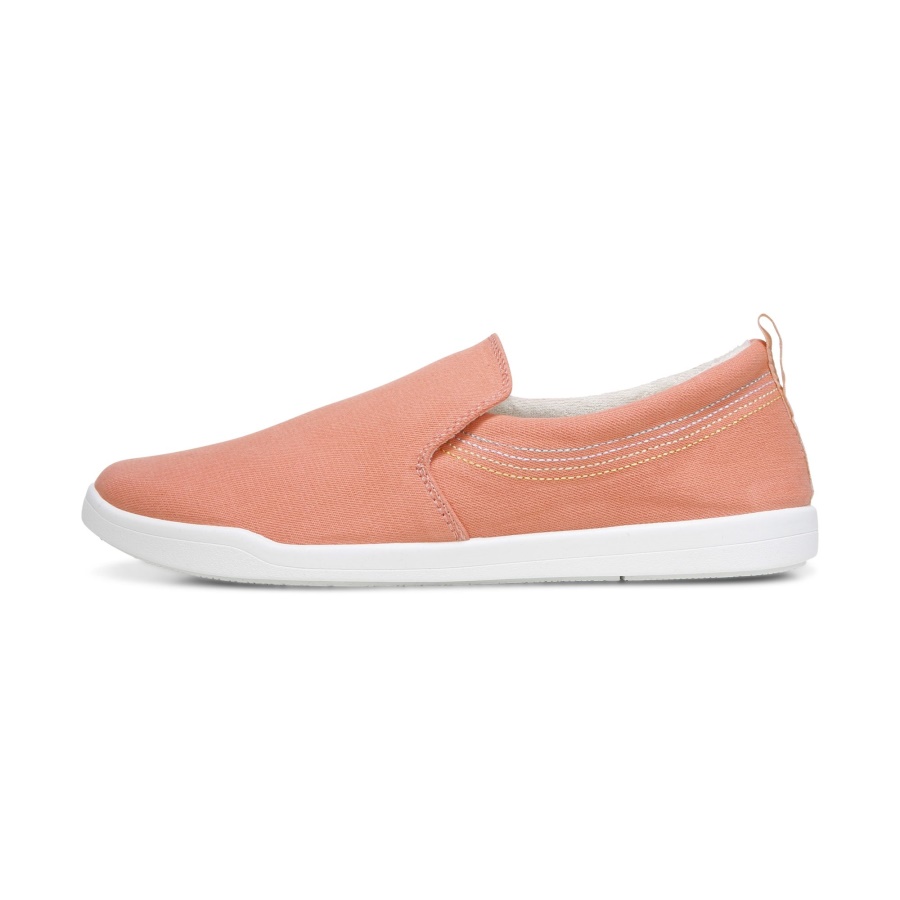Papaya Canvas Marshall Slip On Vionic
