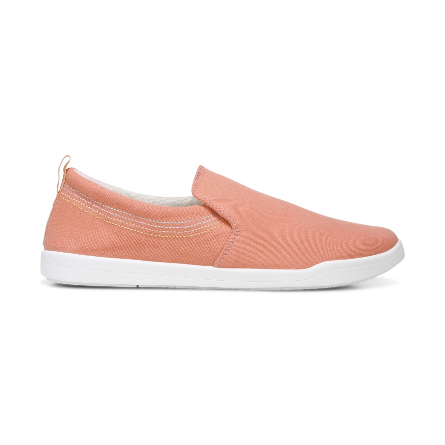 Papaya Canvas Marshall Slip On Vionic