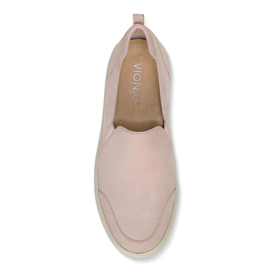 Penelope Casual Slip On Pale Blush Nubuck Vionic
