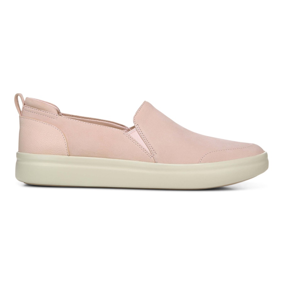Penelope Casual Slip On Pale Blush Nubuck Vionic