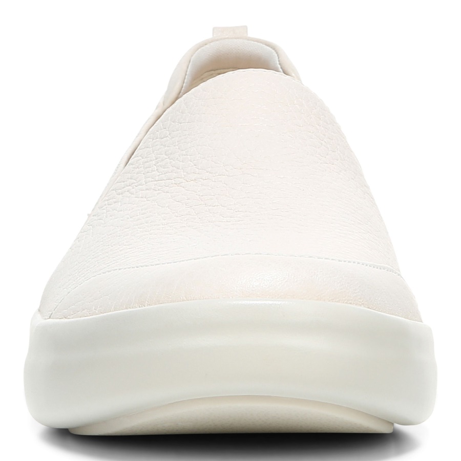 Penelope Casual Slip On Vionic Cream Leather