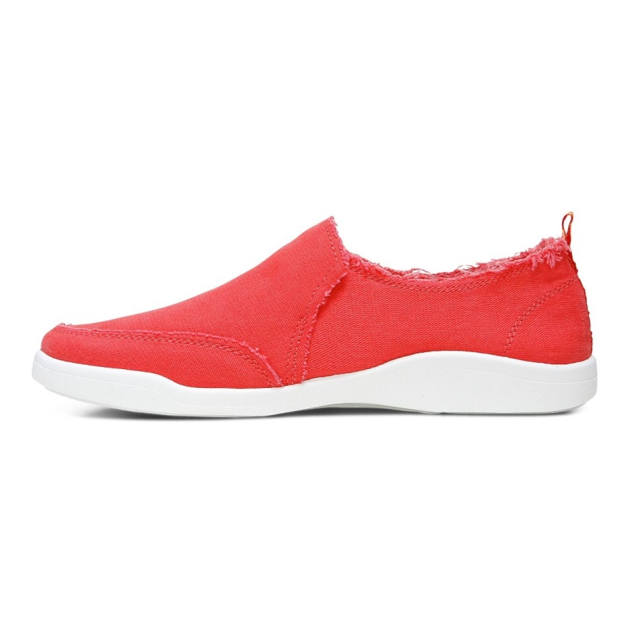 Poppy Canvas Beach Malibu Slip on Sneaker Canvas Vionic
