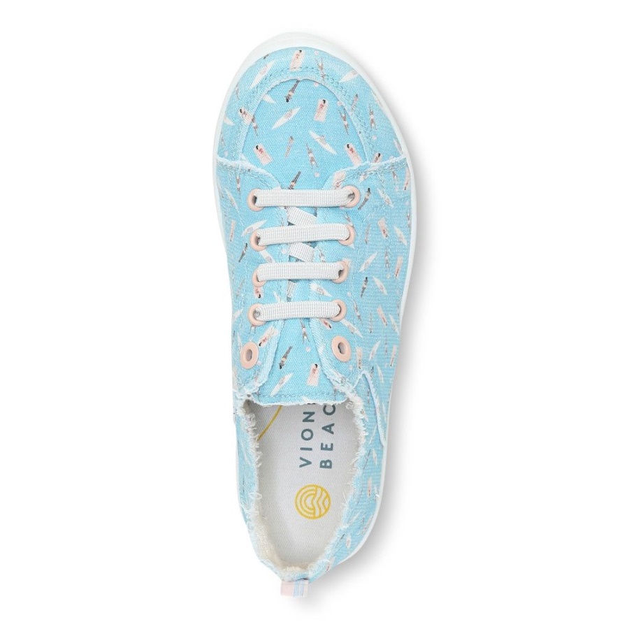 Porcelain Blue Pismo Casual Trainer Vionic