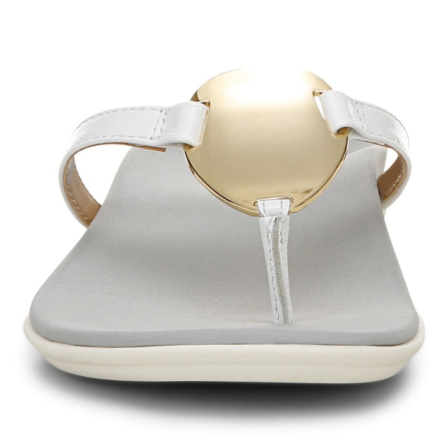 Raysa Toe Post Sandal Vionic White