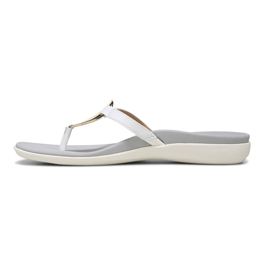 Raysa Toe Post Sandal Vionic White