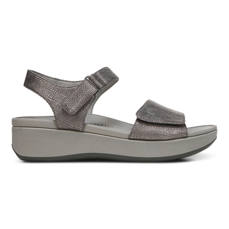 Raz Sandal Gunmetal Vionic