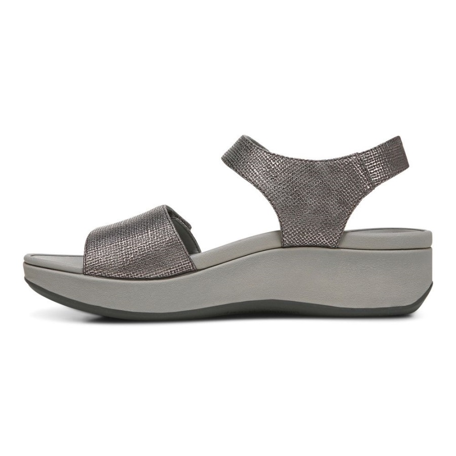 Raz Sandal Gunmetal Vionic