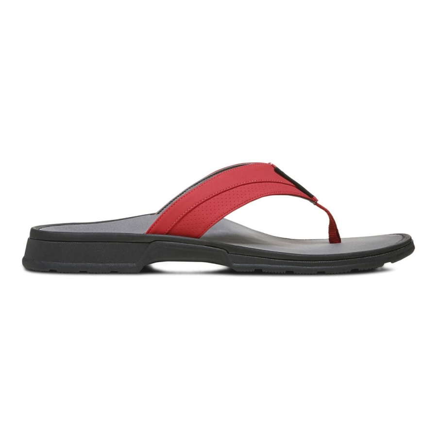 Red Vionic Wyatt Toe Post Sandal