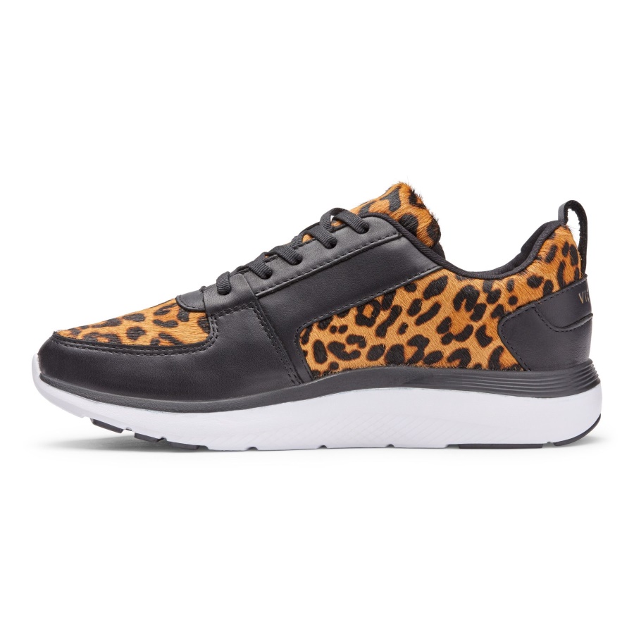Remi Casual Trainer Vionic Tan Leopard