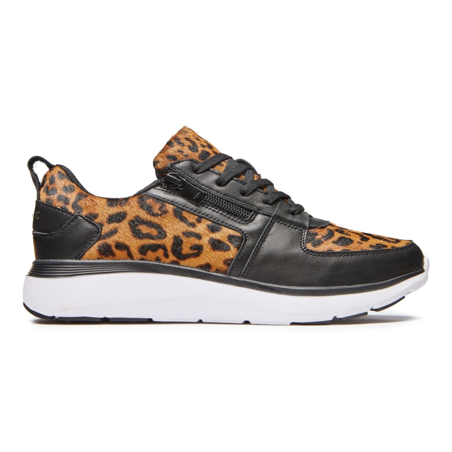 Remi Casual Trainer Vionic Tan Leopard