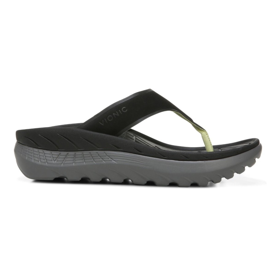 Restore All Gender Recovery Sandal Vionic Black Charcoal