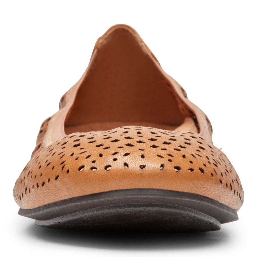 Robyn Flat Toffee Vionic