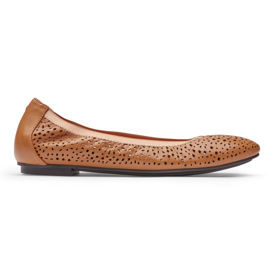 Robyn Flat Toffee Vionic