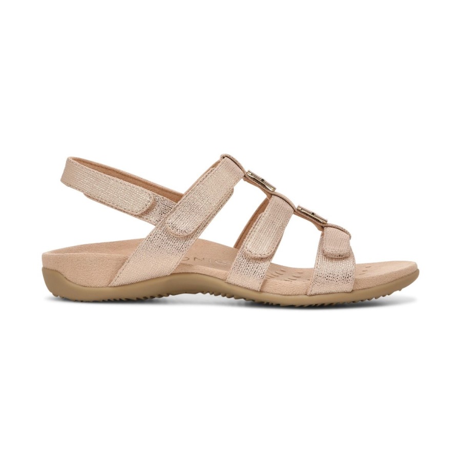 Rose Vionic Amber Adjustable Sandal