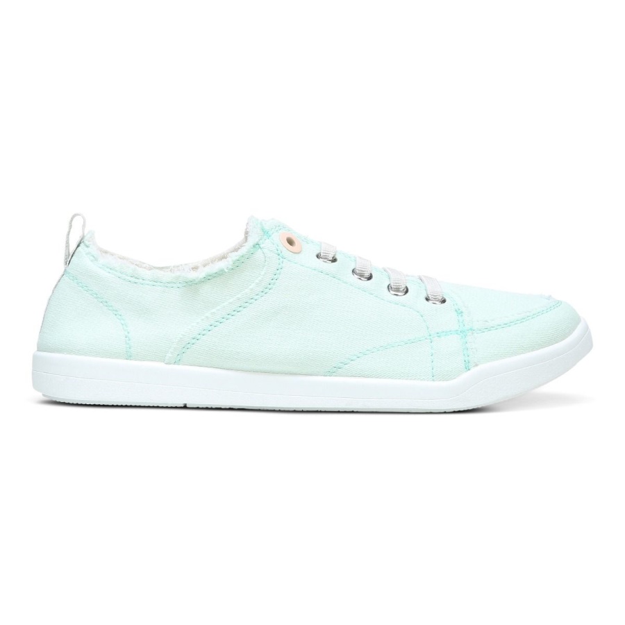 Seafoam Canvas Vionic Beach Pismo Casual Sneaker Canvas