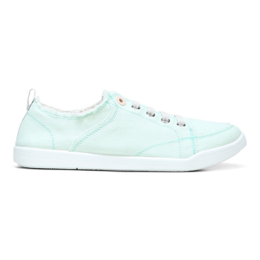 Seafoam Canvas Vionic Pismo Casual Trainer