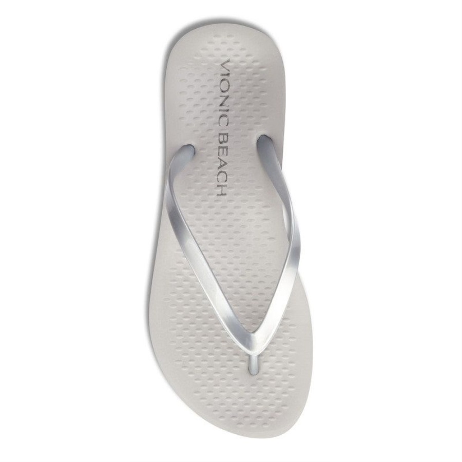 Silver Vionic Noosa Flip Flop