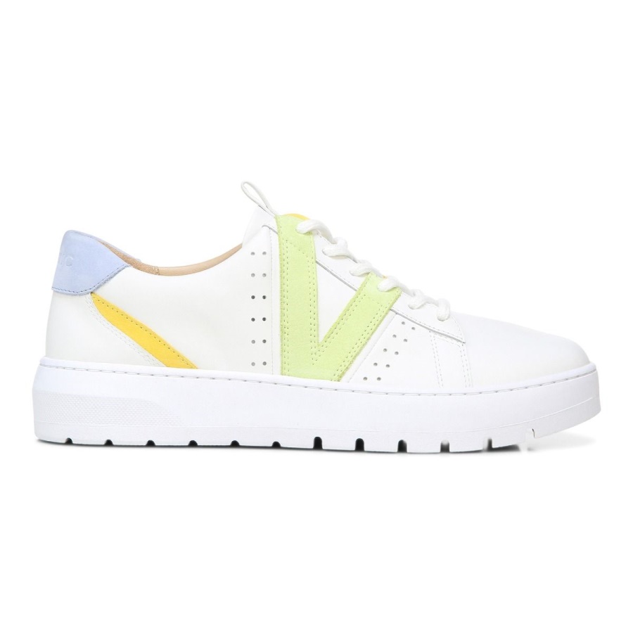 Simasa Sneaker White Pale Lime Vionic