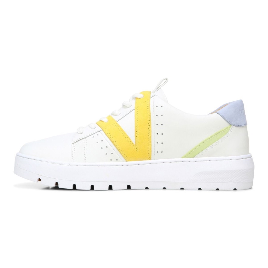 Simasa Sneaker White Pale Lime Vionic
