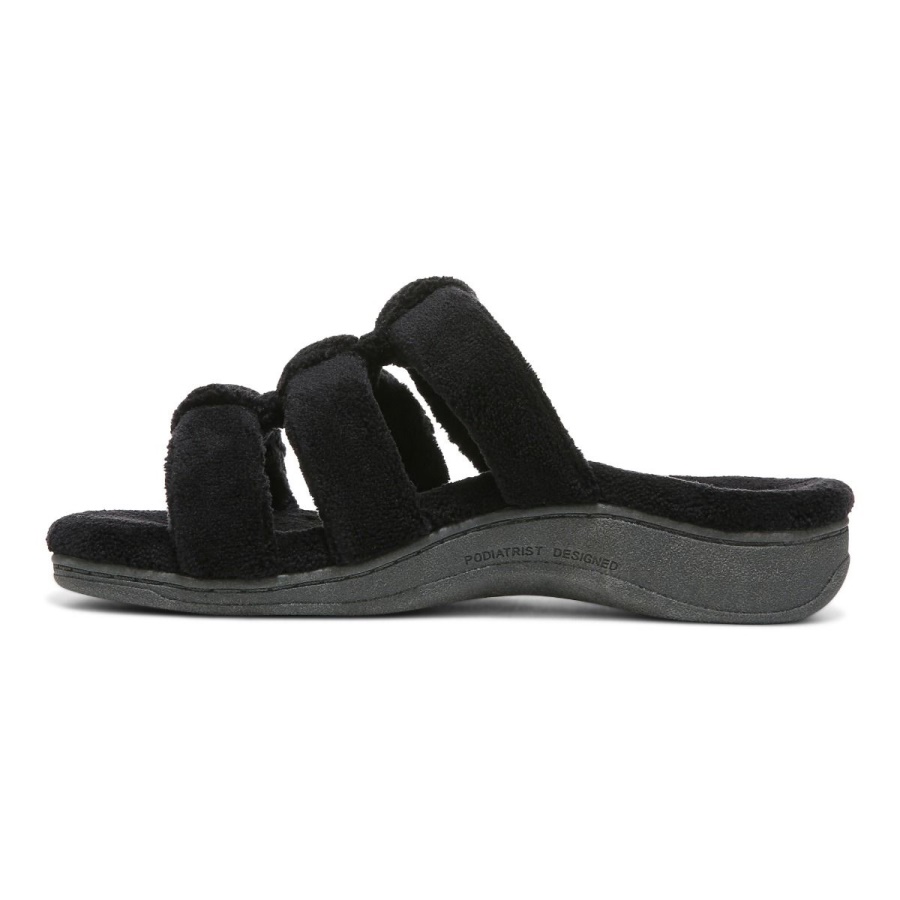 Snooze Slipper Black Vionic