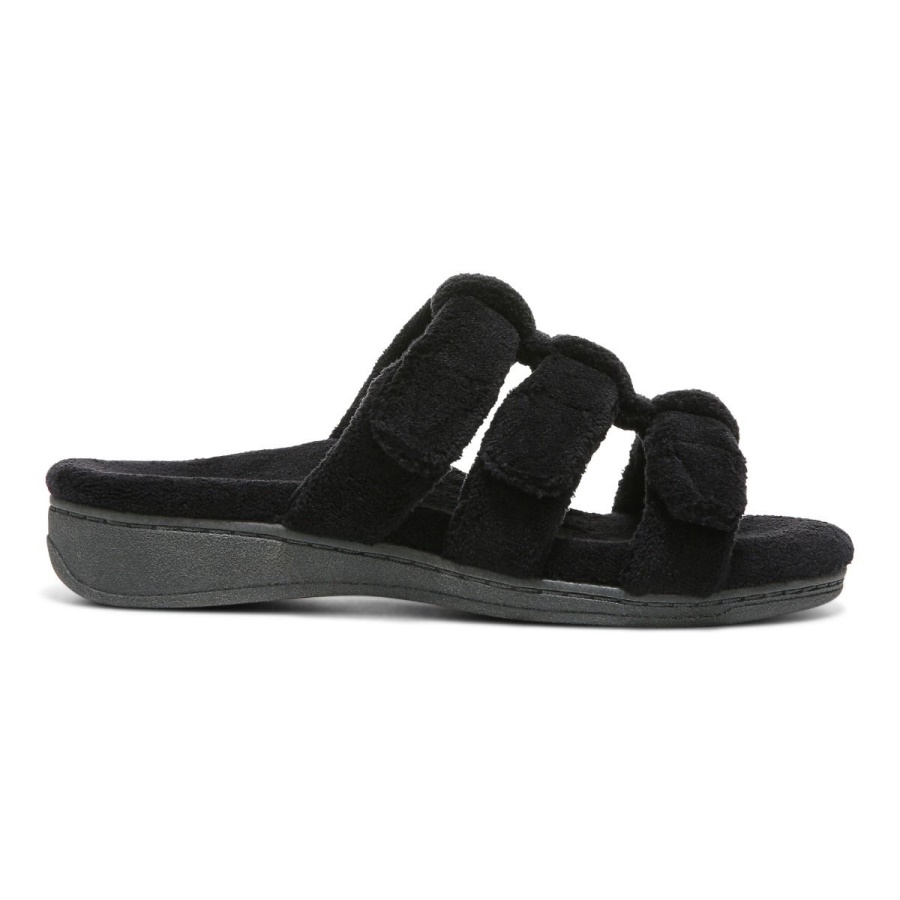 Snooze Slipper Black Vionic